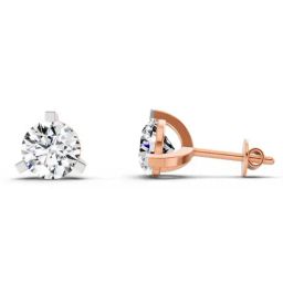 Sparkles Lab Grown Diamond 14k (585) Rose Gold Earrings for Women-picture-36