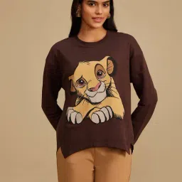 Disney Simba Mix Media Sweatshirt-image-3