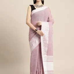Panzora Zari Linen Blend Saree-image-8