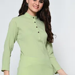 BAESD Women Thread Work Crepe Kurta image 3