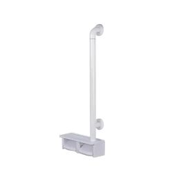 Parryware Aegis 700 mm L Shape Support Bar with Shelf White, T6808A1-image-10