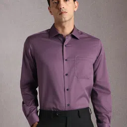 Louis Philippe Long Sleeves Pure Cotton Formal Shirt-picture-27