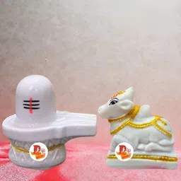 DARIDRA BHANJAN White Religious Idol Showpiece-image-75