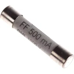 RS PRO Multimeter Fuse, 500mA, 1000V, 6.3 x 32mm, 6.3mm Model No 1611530-image-14