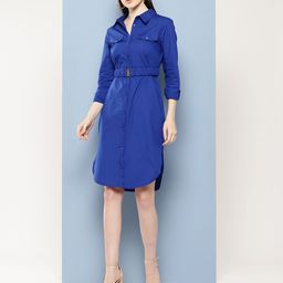 Chemistry  Cotton Shirt Dress with Belt-image-12