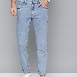 Harvard Men Blue Regular Fit Mid-Rise Clean Look Stretchable Jeans-image-24