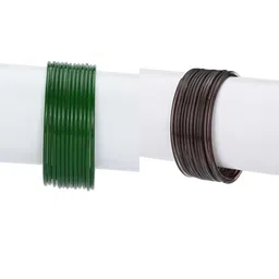 SOMIL Green Alloy Bangle-29