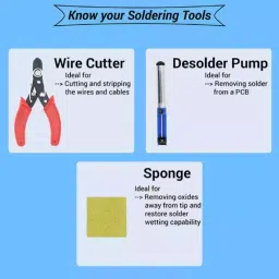 Hillgrove 12 in 1 Mobile Soldering & Desoldering Equipment Tool Machine Kit with Flux Paste & Wire, HG0096 image 4