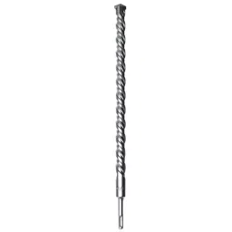 Div's Single Tip Hammer Drill Bit Metal Silver Size 6.5x160 mm-18