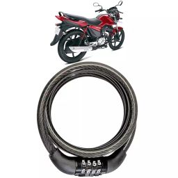 Cartronics 4 Digit Password Bike Number Lock for Mahindra Stallio-16