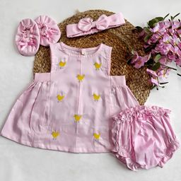 ArthLife Girls Pink Baby Apparel Gift Set-10