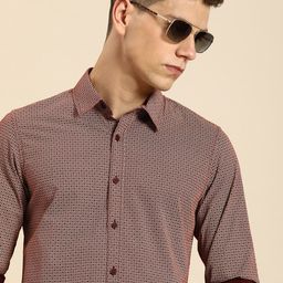 Being Human Pure Cotton Printed Casual Shirt-image-43