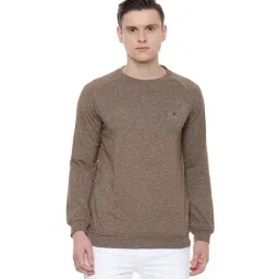 Allen Solly Brown Textured Sweatshirt-picture-16