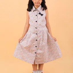 BAESD Floral Print A-Line Dress-picture-19