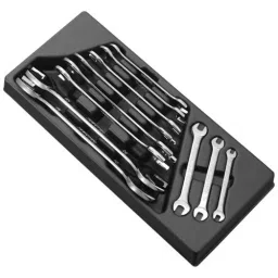 FACOM 6x7-30x32 mm Chrome Double Open End Wrench Module, E111220-3