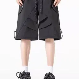 StyleCast Men Mid-Rise Knee Length Cargo Shorts-image-32
