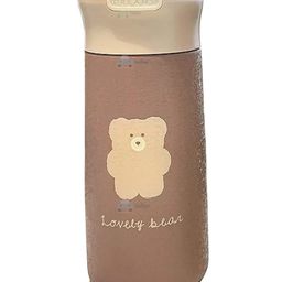 FunBlast BPA Free Double Walled Insulated Stainless Steel Cartoon Print Water Bottle Brown - 350 ML-image-65