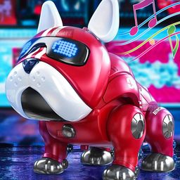 Fiddlerz Dancing Dog Sound Lights and Music Electronic Pets Robot (Color May Vary)-11