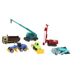Sanjary Engineering Vehicle Toy Car Set of 6 Types Construction Car for kids color design may vary-2
