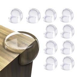 Kids Station Baby Corner Guards Transparent Silicone Safety Covers for Furniture Edges (Pack of 10, Round)-image-15