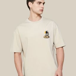BDSQUARE Men Printed Applique T-shirt-image-61