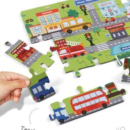 Intelliskills 4-in-1 Vehicle Jigsaw Puzzle (Set of 4) | Multicoloured, 140 Pieces | For Gifting | Develops Motor Skills, Problem Solving & Coordination | BIS Certified | Educator Recommended image 2
