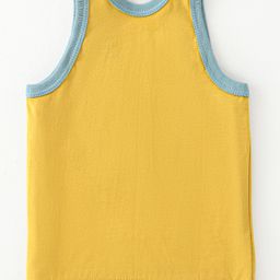 Zero Sinker Sleeveless Set Of Vests Text Print Pack of 3 - Multicolour image 3