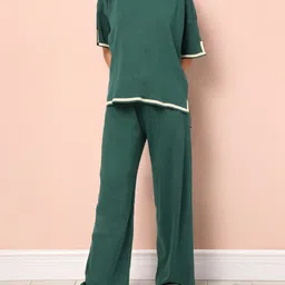 DressBerry The Knit Shift Contrast Edge Slit Hem Co-Ords-image-43