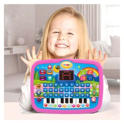 NEGOCIO Educational Learning Kids Laptop Tablet Computer with Music and Fun Activities, Engaging Learning Toy for Toddlers- PACK OF 1- COLOR MAY VARY image 4