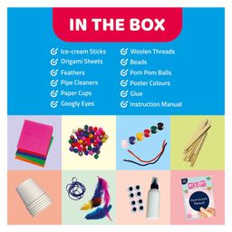 Webby DIY Art & Craft Puppet Show Activity Kit - Multicolour image 5
