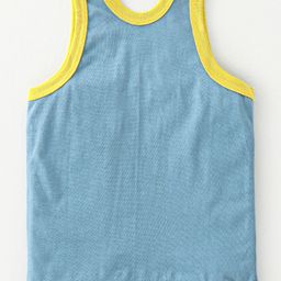Zero Sinker Sleeveless Set Of Vests Text Print Pack of 3 - Multicolour image 5