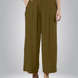 Femmora Women Flared Palazzos-image-31