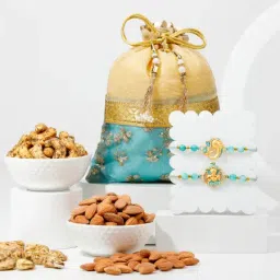 Lord Ganesha Rakhi Combo With Gourmet Treats-image-29