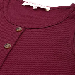 all about you Cotton Ribbed Sleeveless Fitted Top image 4