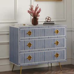 Casagold Indigo Inlay Chest of Drawers - Waterfall-image-79