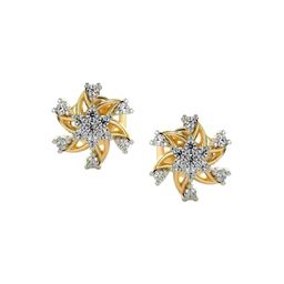 VALANOVA 14K Yellow Gold 0.17 Ct Lab Grown Diamond Earrings-image-74