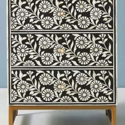 Casagold 3 Drawer Inlay Cabinet - Sunflower-37