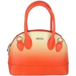 Metro Orange Synthetic Solid Handbag-44