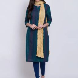 Biba Beige Cotton Dupatta-image-55