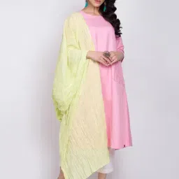 Biba Green Cotton Dupatta-picture-13