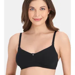 Amante Black Non Wired Non Padded Full Coverage Bra-picture-17