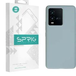 Sprig Liquid Silicone Back Cover for IQOO 9T 5G (Blue)-image-92