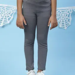 BIBA Girls Grey Regular Rise Jeggings-image-70