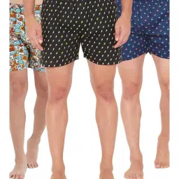 XYXX Multicolor Printed Cotton Boxers (Pack Of 3)-picture-11