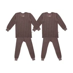 Vimal Jonney Kids Multicolor Regular Fit Thermal Set - Pack of 2-picture-24