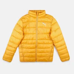 Puma Kids Yellow Textured Pattern T-Shirt-image-98