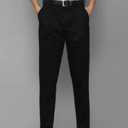 Louis Philippe Black Regular Fit Trousers-image-97