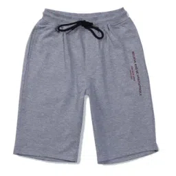 Gini & Jony Kids Grey Cotton Regular Fit Bermudas-image-37