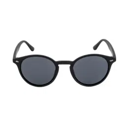 Opium Grey Full Rim Round Unisex Sunglasses-48