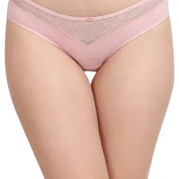Soie Pink Lace Bikini Panty-image-23